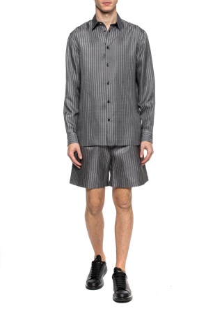 Silk shorts with greek key motif, zdjęcie 2 Silk shorts with greek key motif od Versace